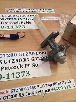 Suzuki Gt250 X7 All Gt200 X5 All Nos Petcock Assembly Pt 44300-11375 Obsolete Suzuki Gt250 X7 All Gt200 X5 All Nos Petcock Assembly Pt 44300-11375 Obsolete
