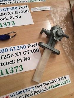 Suzuki Gt250 X7 All Gt200 X5 All Nos Petcock Assembly Pt 44300-11375 Obsolete Suzuki Gt250 X7 All Gt200 X5 All Nos Petcock Assembly Pt 44300-11375 Obsolete