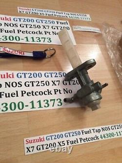 Suzuki Gt250 X7 All Gt200 X5 All Nos Petcock Assembly Pt 44300-11375 Obsolete Suzuki Gt250 X7 All Gt200 X5 All Nos Petcock Assembly Pt 44300-11375 Obsolete