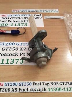 Suzuki Gt250 X7 All Gt200 X5 All Nos Petcock Assembly Pt 44300-11375 Obsolete Suzuki Gt250 X7 All Gt200 X5 All Nos Petcock Assembly Pt 44300-11375 Obsolete