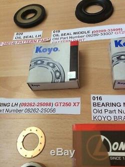 Suzuki Gt250 X7 All Models Crankshaft Oil Seals Crankshaft Bearings Con Rod Set