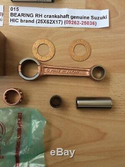 Suzuki Gt250 X7 All Models Crankshaft Oil Seals Crankshaft Bearings Con Rod Set