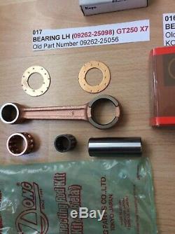 Suzuki Gt250 X7 All Models Crankshaft Oil Seals Crankshaft Bearings Con Rod Set