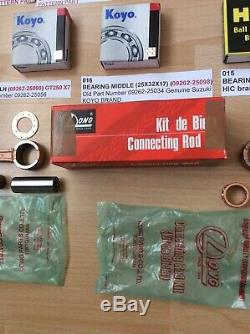 Suzuki Gt250 X7 All Models Crankshaft Oil Seals Crankshaft Bearings Con Rod Set