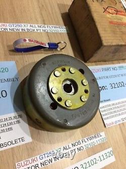 Suzuki Gt250 X7 All Nos Flywheel Rotor New In Box Pt No 32102-11320 Suzuki Gt250 X7 All Nos Flywheel Rotor New In Box Pt No 32102-11320