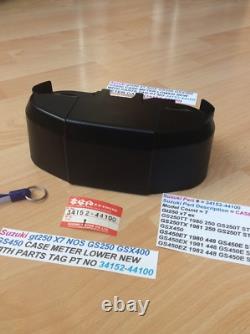 Suzuki Gt250 X7 Gs250 Gsx400 Gs450 Nos Meter Cover Under Pt No 34152-44100 New Suzuki Gt250 X7 Gs250 Gsx400 Gs450 Nos Meter Cover Under Pt No 34152-44100 New
