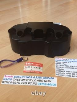Suzuki Gt250 X7 Gs250 Gsx400 Gs450 Nos Meter Cover Under Pt No 34152-44100 New Suzuki Gt250 X7 Gs250 Gsx400 Gs450 Nos Meter Cover Under Pt No 34152-44100 New