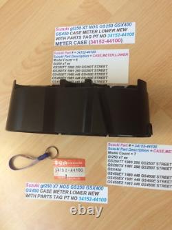 Suzuki Gt250 X7 Gs250 Gsx400 Gs450 Nos Meter Cover Under Pt No 34152-44100 New Suzuki Gt250 X7 Gs250 Gsx400 Gs450 Nos Meter Cover Under Pt No 34152-44100 New