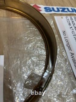 Suzuki Gt250 X7 Gt200 X5 Sb200 Gs400 Gs425 Nos Headlight Rim Pt 35111-44030 Nice