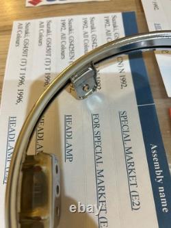 Suzuki Gt250 X7 Gt200 X5 Sb200 Gs400 Gs425 Nos Headlight Rim Pt 35111-44030 Nice