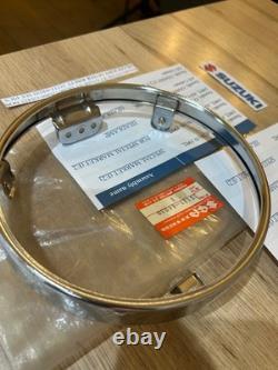 Suzuki Gt250 X7 Gt200 X5 Sb200 Gs400 Gs425 Nos Headlight Rim Pt 35111-44030 Nice