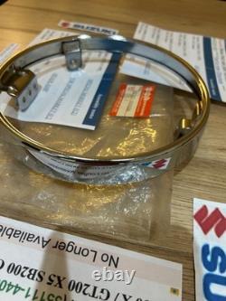 Suzuki Gt250 X7 Gt200 X5 Sb200 Gs400 Gs425 Nos Headlight Rim Pt 35111-44030 Nice