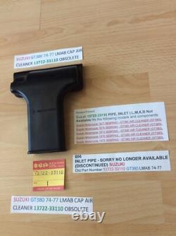 Suzuki Gt380 1974-1977 L. M. A. B Nos Cap Air Cleaner Pt 13722-33110 New Obsolete