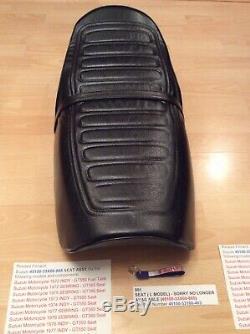 Suzuki Gt380 Gt550 74-77 Dual Seat Nos New Pt No 45100-33x00-865 Has Metal Base Suzuki Gt380 Gt550 74-77 Dual Seat Nos New Pt No 45100-33x00-865 Has Metal Base