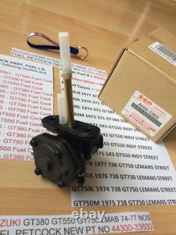 Suzuki Gt380 Gt550 Gt750 Lmab 74-77 Nos Fuel Petcock New Pt No 44300-33600 Nice