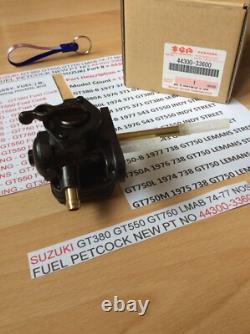 Suzuki Gt380 Gt550 Gt750 Lmab 74-77 Nos Fuel Petcock New Pt No 44300-33600 Nice