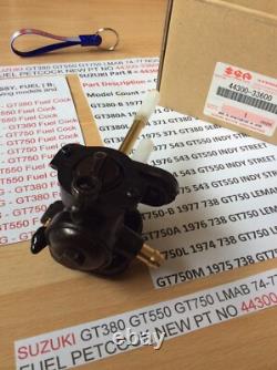 Suzuki Gt380 Gt550 Gt750 Lmab 74-77 Nos Fuel Petcock New Pt No 44300-33600 Nice