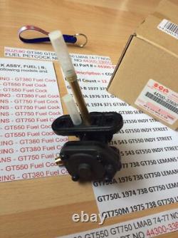 Suzuki Gt380 Gt550 Gt750 Lmab 74-77 Nos Fuel Petcock New Pt No 44300-33600 Nice