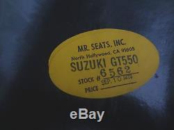 Suzuki Gt550 Gt 550 Nos Seat Super Nice Mr. Seats Ca