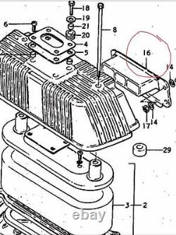 Suzuki Gt550 J/k 1972-1973 Nos Cap Air Filter Pt 13722-34010 New Obsolete