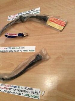 Suzuki Gt550 Jklmab 72-77 Nos Starter Cable Lead With Grommet Pt No 38863-34000