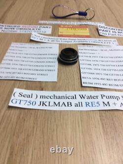 Suzuki Gt750 72-77 Jklmab Re5 M + A Nos Water Pump Mechanical Seal 17470-31010