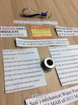 Suzuki Gt750 72-77 Jklmab Re5 M + A Nos Water Pump Mechanical Seal 17470-31010