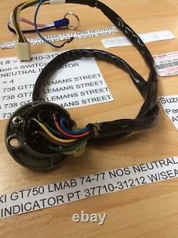 Suzuki Gt750 74-77 Lmab Re5 Nos Gear Indicator 37710-31212 Oil Seal 09280-28002