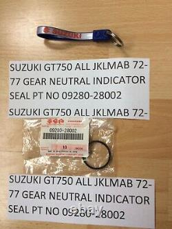 Suzuki Gt750 74-77 Lmab Re5 Nos Gear Indicator 37710-31212 Oil Seal 09280-28002