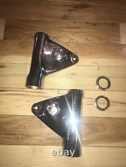 Suzuki Gt750 Gt550 Gt380 Gt250 Gt500 Chrome Fork Ears Nos