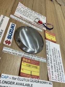 Suzuki Gt750 JKLMAB 72-77 nos cap clutch pt no 11387-31000 obsolete NICE Suzuki Gt750 JKLMAB 72-77 nos cap clutch pt no 11387-31000 obsolete NICE