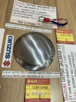 Suzuki Gt750 JKLMAB 72-77 nos cap clutch pt no 11387-31000 obsolete NICE Suzuki Gt750 JKLMAB 72-77 nos cap clutch pt no 11387-31000 obsolete NICE