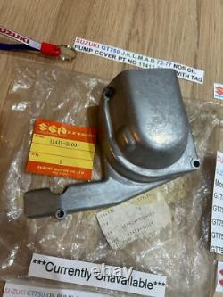 Suzuki Gt750 J. K. L. M. A. B 72-77 Nos Oil Pump Cover Pt No 11411-31001 With Tag New