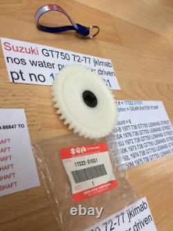 Suzuki Gt750 J. K. L. M. A. B 72-77 Nos Water Pump Gear Pt No 17522-31031 With Tag