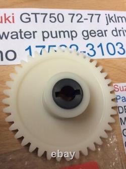 Suzuki Gt750 J. K. L. M. A. B 72-77 Nos Water Pump Gear Pt No 17522-31031 With Tag