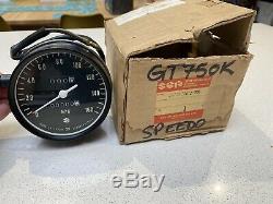 Suzuki Gt750 K Lma 73-76 Nos Speedometer In Box Pt No 34100-31612-999 New
