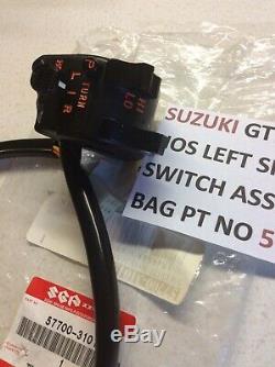 Suzuki Gt750 Lmab 74-77 Nos Left Side Handle Switch Assembly Pt No 57700-31015