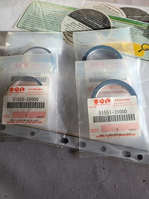 Suzuki Gt 250,380,550,750 And Others Headlight Bracket Trims Genuine Nos