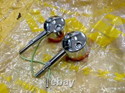 Suzuki K10 K11 K10P K11P M10 M12 M15 Front Turn Signal Lamp NOS x2 35602-03012 Suzuki K10 K11 K10P K11P M10 M12 M15 Front Turn Signal Lamp NOS x2 35602-03012