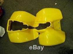 Suzuki Lt50 Front And Rear Panel, Plastics New Yellow Mud Guards New Old Stock