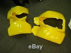 Suzuki Lt50 Front And Rear Panel, Plastics New Yellow Mud Guards New Old Stock