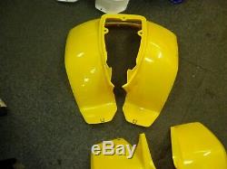 Suzuki Lt50 Front And Rear Panel, Plastics New Yellow Mud Guards New Old Stock