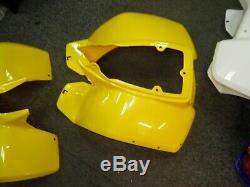 Suzuki Lt50 Front And Rear Panel, Plastics New Yellow Mud Guards New Old Stock