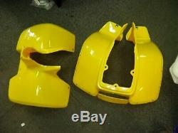 Suzuki Lt50 Front And Rear Panel, Plastics New Yellow Mud Guards New Old Stock