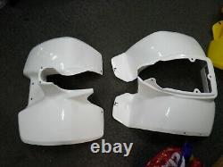 Suzuki Lt50 New Old Stock Front And Rear Panel Plastics White Mud Guards