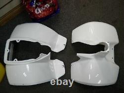 Suzuki Lt50 New Old Stock Front And Rear Panel Plastics White Mud Guards