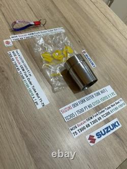 Suzuki NOS Fork Outer Tube Nut 71-75 T500 68 T305 69 TC305 51150-15010 x 1 pc
