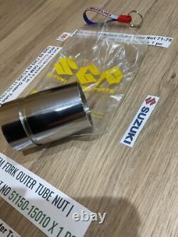 Suzuki NOS Fork Outer Tube Nut 71-75 T500 68 T305 69 TC305 51150-15010 x 1 pc