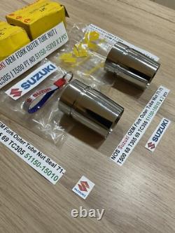 Suzuki NOS Fork Outer Tube Nut 71-75 T500 68 T305 69 TC305 51150-15010 x 2 pcs
