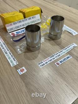 Suzuki NOS Fork Outer Tube Nut 71-75 T500 68 T305 69 TC305 51150-15010 x 2 pcs